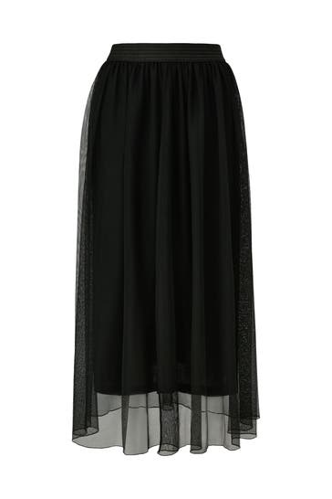 S.OLIVER BLACK LABEL Midirock schwarz