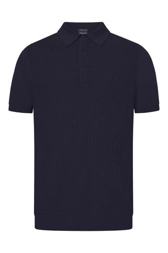 STRELLSON Strick-Polo 'Adrian' schwarzblau