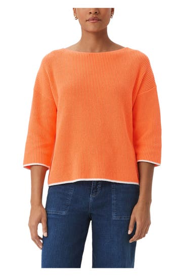 COMMA, Strickpullover orange