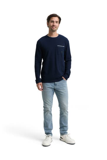 TOM TAILOR Longsleeve dunkelblau