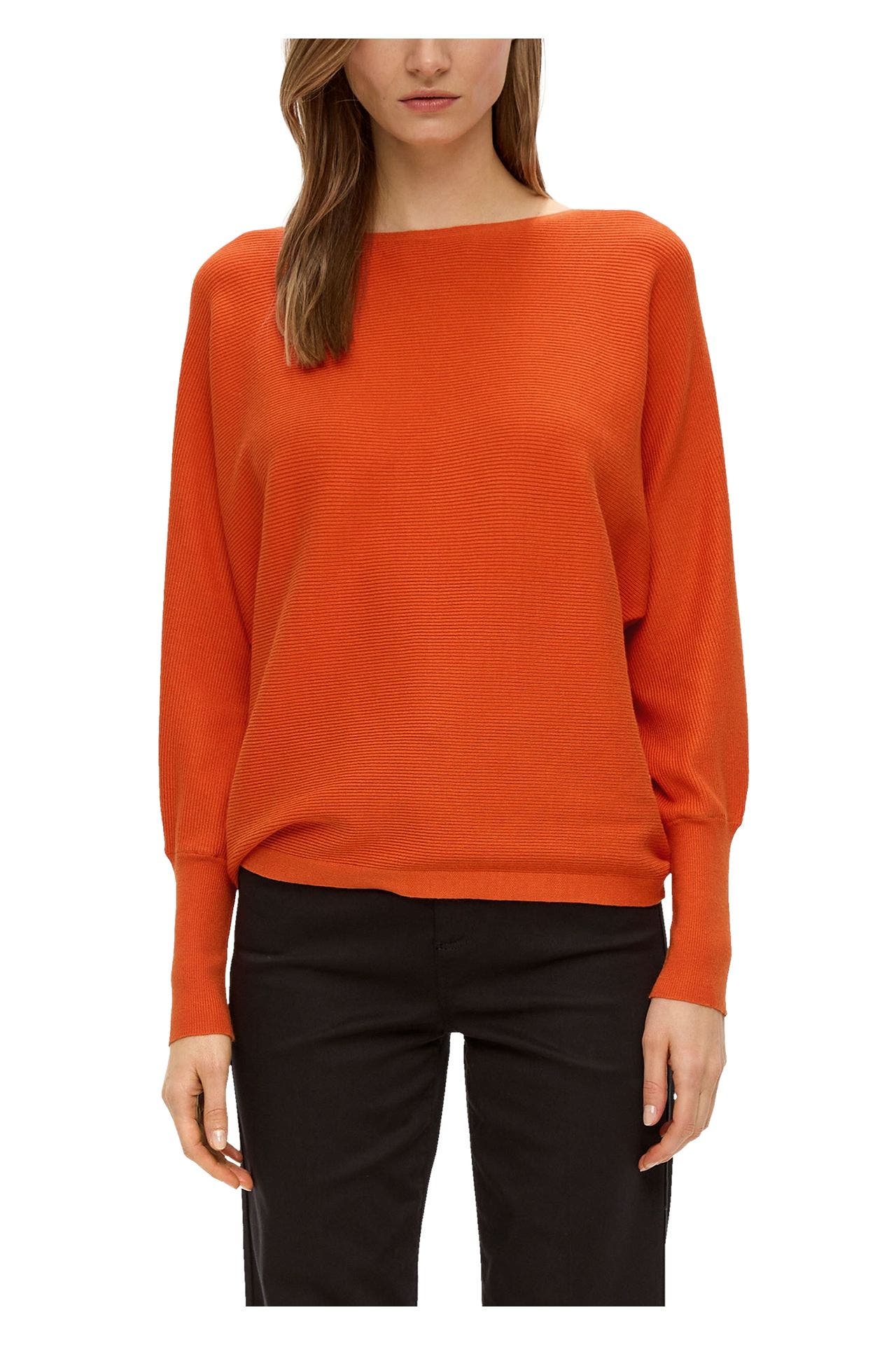 S.OLIVER BLACK LABEL Strickpullover dunkelorange, Bild 1