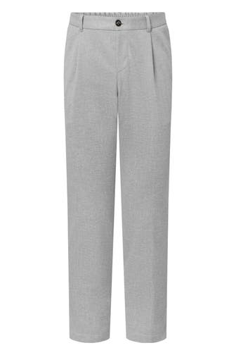 JOOP! Stoffhose Baukasten-Hose Lester in Hellgrau meliert hellgrau meliert Loose Fit