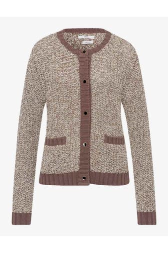 BRAX Strickpjacke 'Ann' taupe