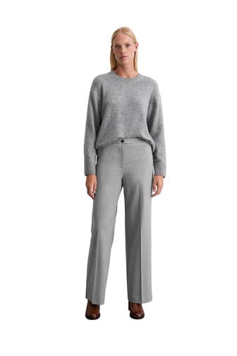 MARC O'POLO Wollmix-Pullover grau