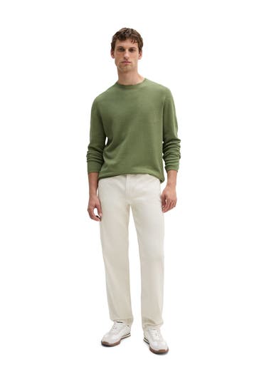 MARC O'POLO Strickpullover oliv