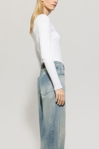LUISA CERANO Longsleeve weiß