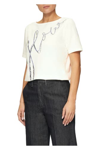 S.OLIVER BLACK LABEL T-Shirt weiß