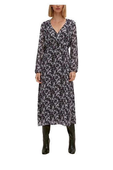 COMMA, Casual-Kleid gemustert