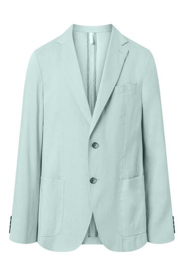 STRELLSON Leinenmix-Sakko 'Acon' meergrün