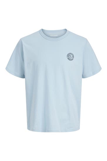 JACK & JONES T-Shirt eisblau