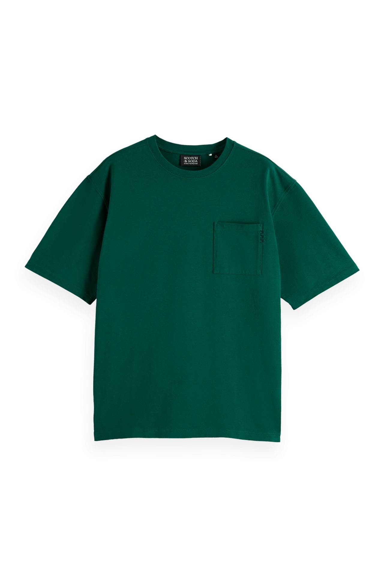 SCOTCH & SODA T-Shirt smaragdgrün oversize, Bild 1