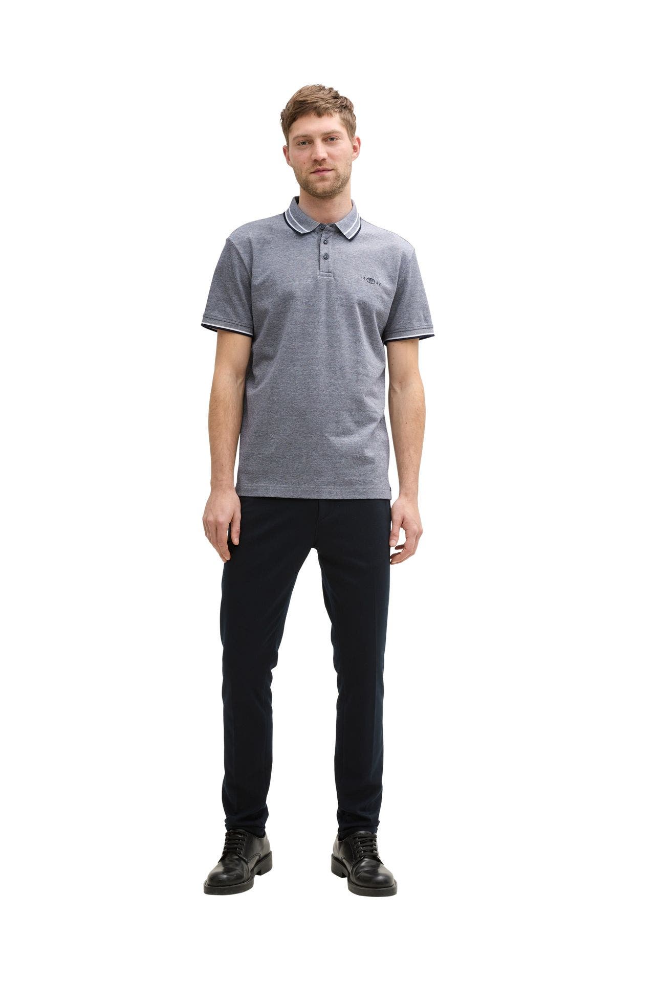 TOM TAILOR Polo-Shirt grau, Bild 1