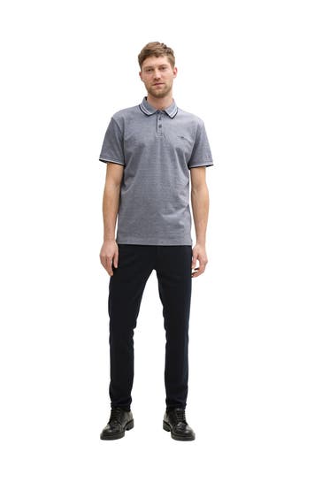 TOM TAILOR Polo-Shirt grau