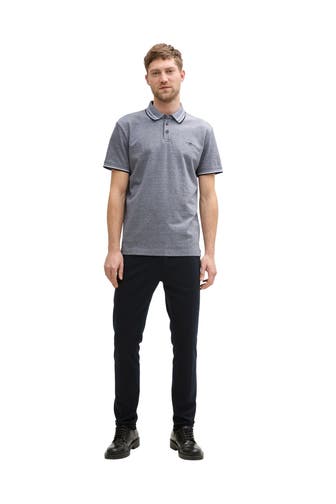 TOM TAILOR Polo-Shirt grau