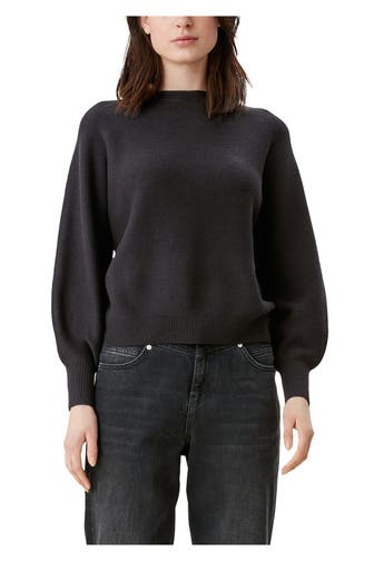 S.OLIVER Strickpullover schwarz