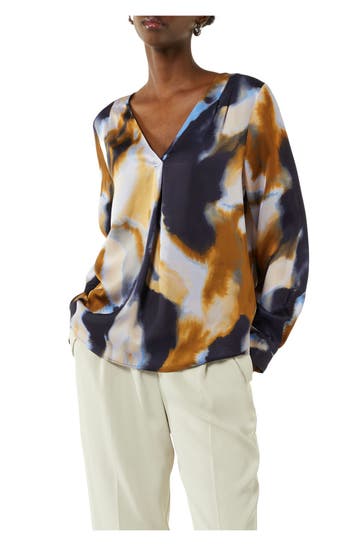 COMMA, Blusenshirt gemustert 