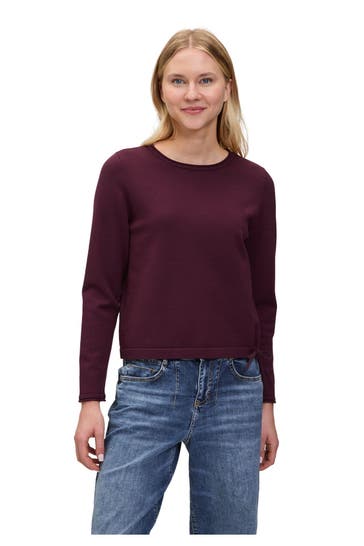 CARTOON Strickpullover aubergine