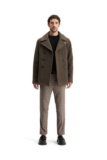 SCOTCH & SODA Wollmixmantel taupe