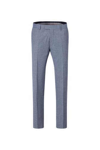 STRELLSON Wollmixhose 'Melwin' graublau