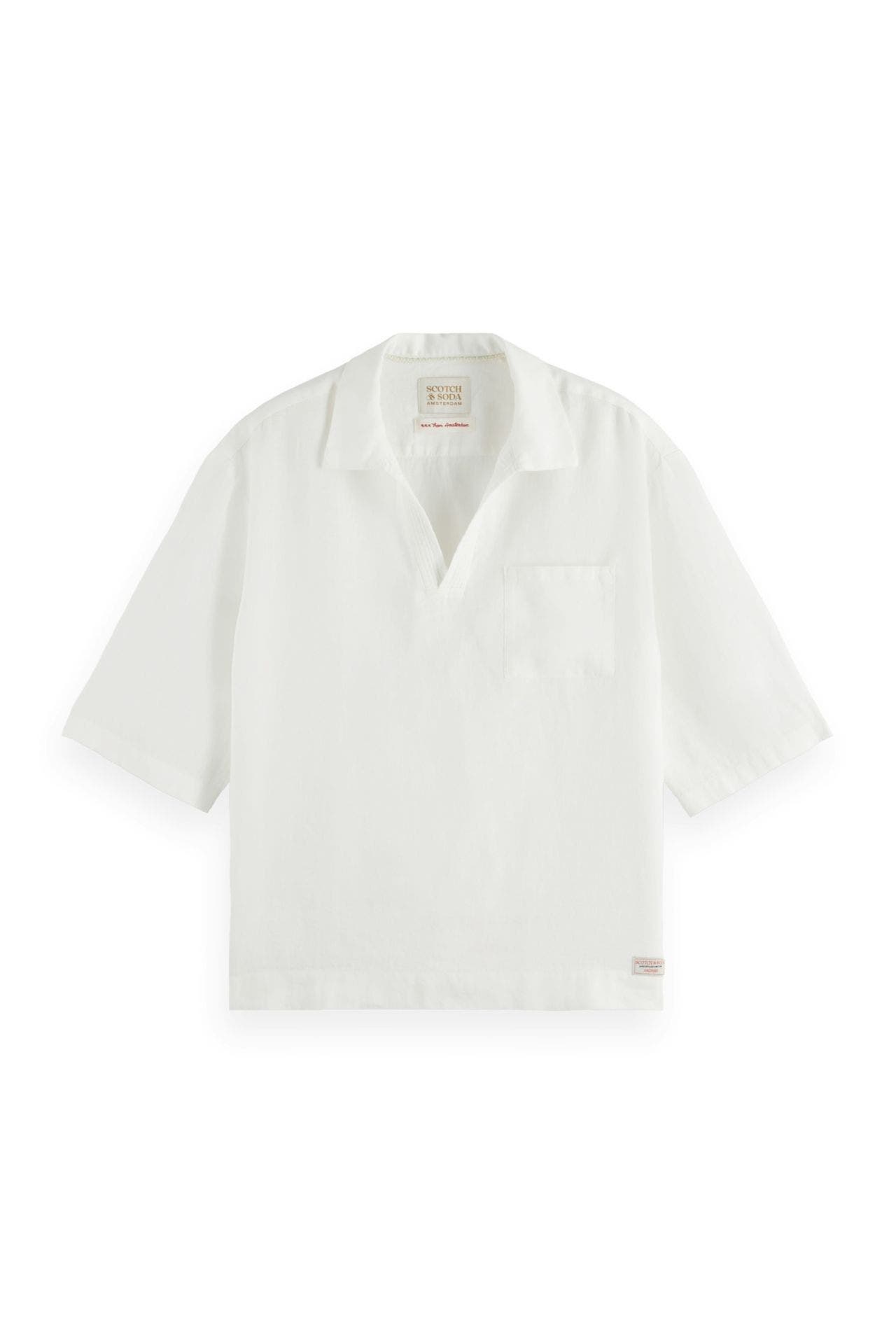 SCOTCH & SODA Leinenhemd weiß, Bild 1