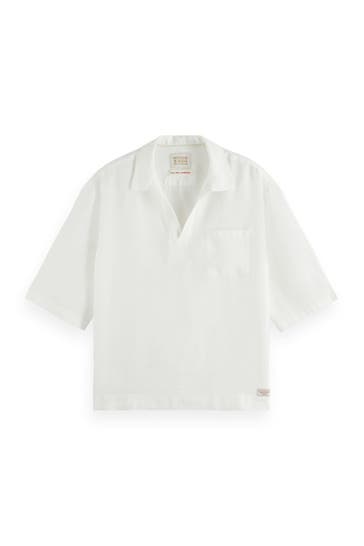 SCOTCH & SODA Leinenhemd weiß