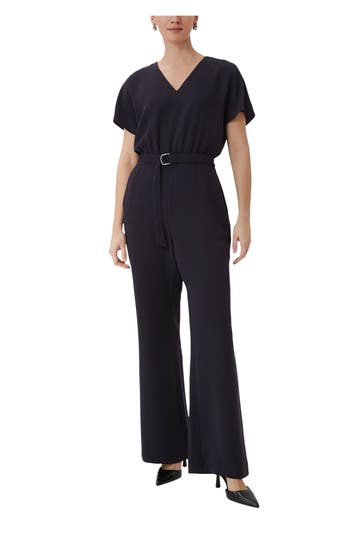COMMA, Jumpsuit nachtblau