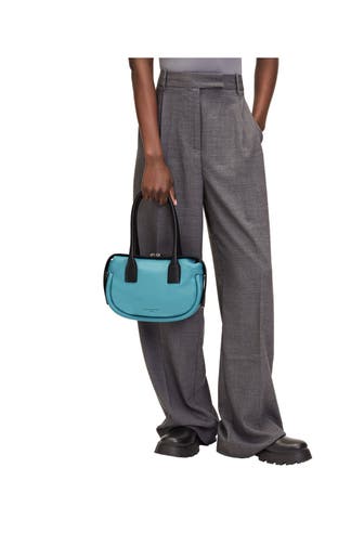 LIEBESKIND BERLIN Schultertasche 'Satchel S' azurblau