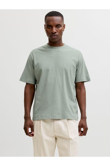 JACK & JONES T-Shirt graugrün