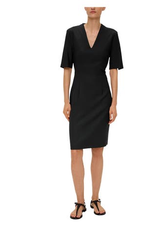 S.OLIVER BLACK LABEL Etuikleid schwarz
