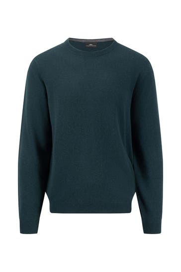 FYNCH-HATTON Cashmere-Pullover tannengrün
