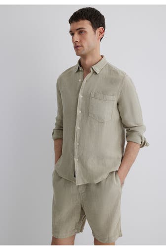 MAVI Casual-Hemd steingrau