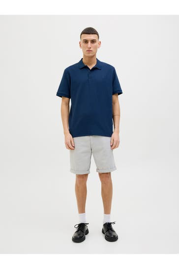 JACK & JONES Polo-Shirt dunkelblau