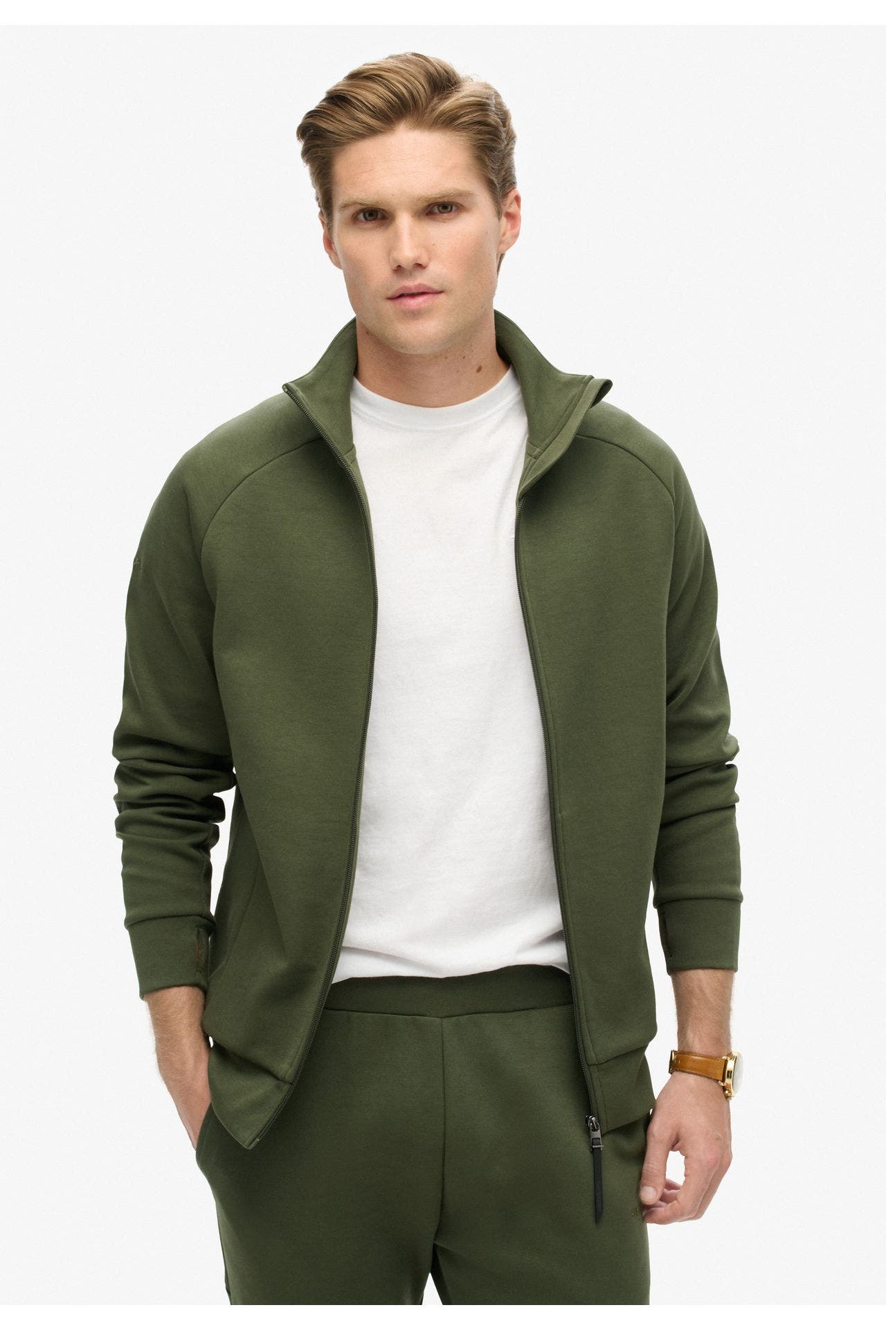 SUPERDRY Sweatjacke oliv, Bild 1