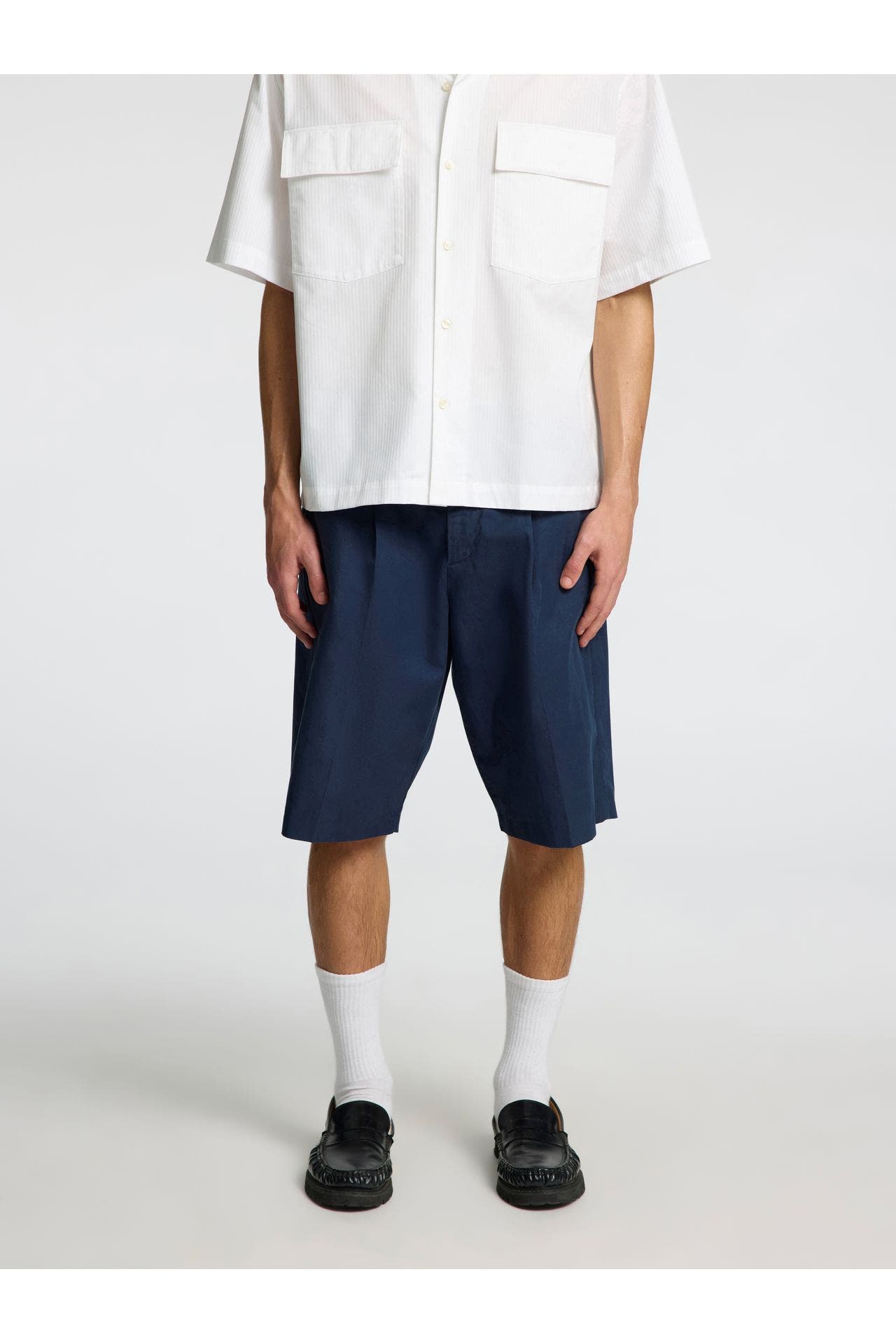 SELECTED Chino-Shorts navy, Bild 1