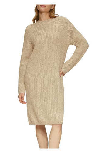 S.OLIVER Strickkleid hellbraun