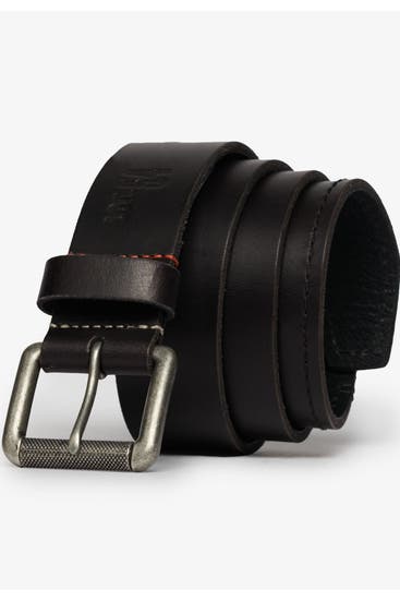 SUPERDRY - Gürtel 'Badgeman' schwarz