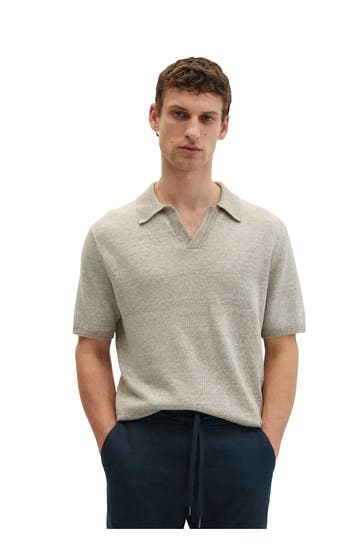 MARC O'POLO Strick-Polo beige