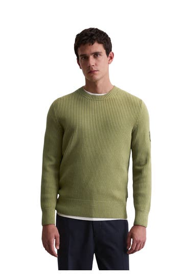 MARC O'POLO Strickpullover graugrün