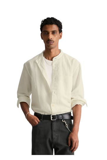 MARC O'POLO Leinenmix-Hemd Regular Fit