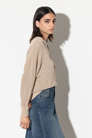 LUISA CERANO Cardigan beige