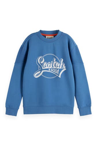 SCOTCH & SODA Sweatshirt azurblau