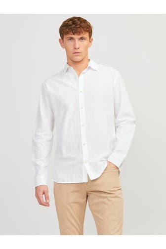 JACK & JONES Casual-Hemd 'JJesummer' weiß