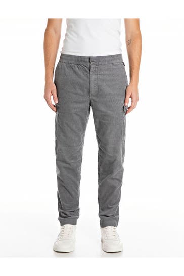 REPLAY Stoffhose grau