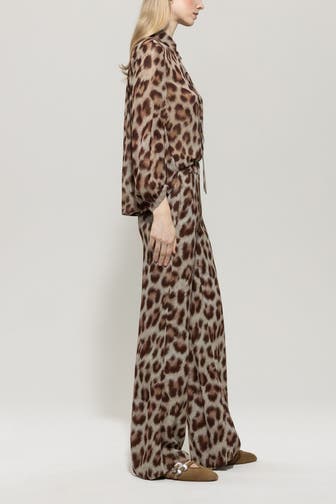 LUISA CERANO Stoffhose animal