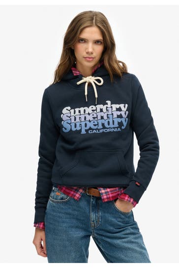 SUPERDRY Hoodie dunkelblau