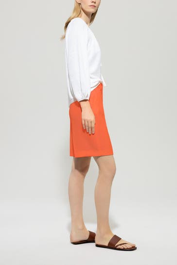 LUISA CERANO Leinenmix-Shorts rotorange