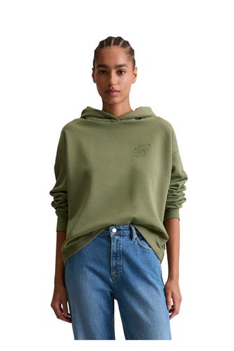 MARC O'POLO DENIM Hoodie salbeigrün