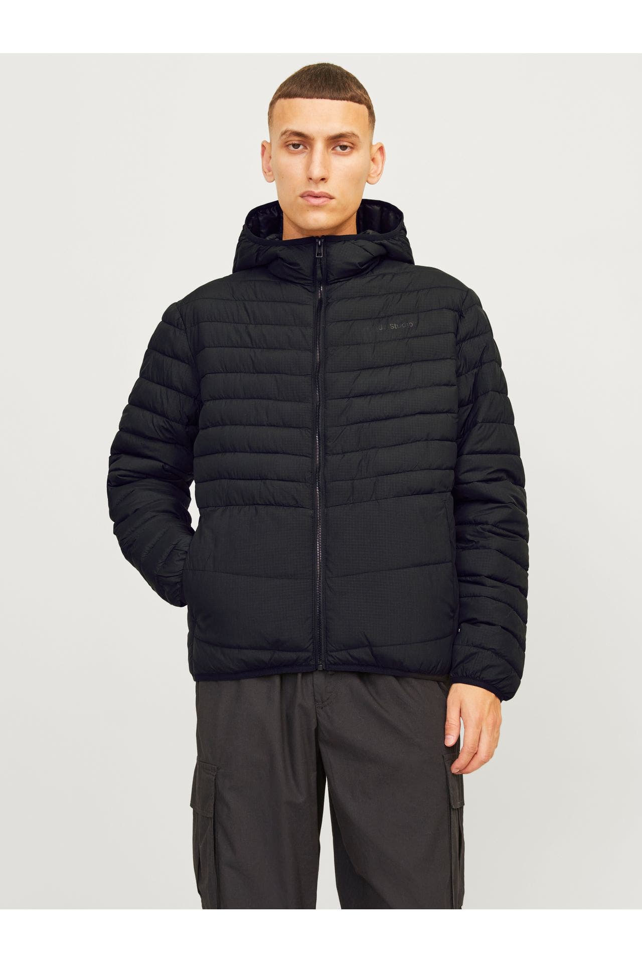 JACK & JONES Übergangsjacke schwarz, Bild 1