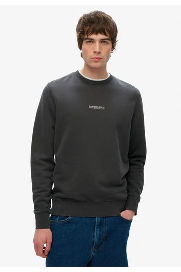 SUPERDRY Sweatshirt dunkelgrau
