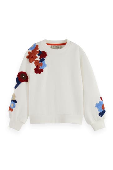 SCOTCH & SODA Sweatshirt weiß